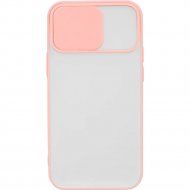 Чехол для телефона «Miniso» со сдвижной защитной крышкой объектива, для iPhone 12 mini, оранжево-розовый, 2010430632137