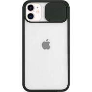 Чехол для телефона «Miniso» со сдвижной защитной крышкой объектива, для iPhone 12/12 Pro, черный, 2010430614102