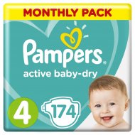 Подгузники «Pampers» Active Baby-Dry 9–14 кг, размер 4, 174 шт