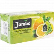 Чай чёрный байховый «Jambo» с ароматом лимона, 20х1.2 г.