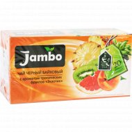 Чай чёрный байховый «Jambo» экзотик, 20 пакетиков.