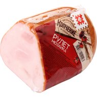 Продукт из свинины «Рулет Мозаика» копчёно-варенный, порционная нарезка, 1 кг