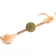 Игрушка для кошек «Camon» Палочка с шариком с кошачьей мятой, AG102