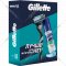 Набор бритва Gillette Mach3 + гель для бритья Для чувствительной кожи алоэ, 200 мл