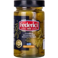 Оливки Federici халкидики, без косточки, 290 г