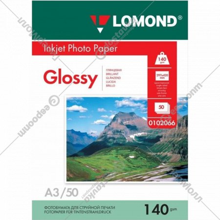 Бумага для фотопечати «Lomond» 50 листов, 102066