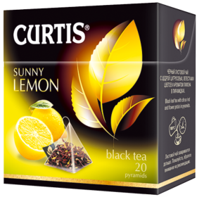 Чай черный «Сurtis» Sunny Lemon, 20х1.7 г