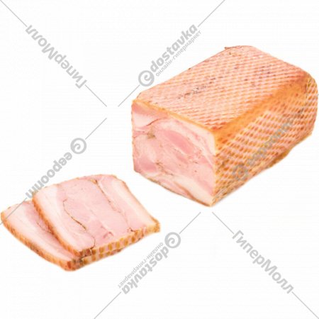 Продукт из свинины «Бочок беконный» копчено-вареный, 1 кг, фасовка 0.35 кг