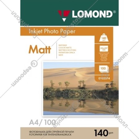 Бумага для фотопечати «Lomond» 100 листов, 102074