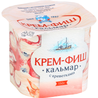 

Паста рыбная"КРЕМ-ФИШ"(кальм.-крев.)150г