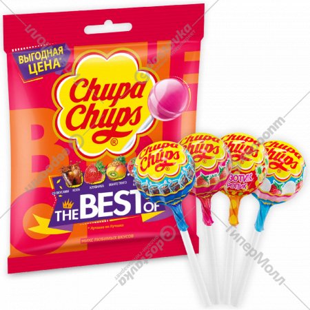 Набор карамели «Chupa Chups» The best of, 120 г