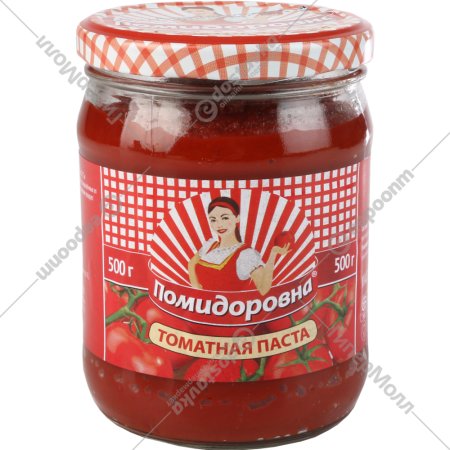Паста томатная «Помидоровна» несоленая 25%, 500 г