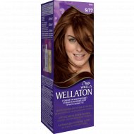 Крем-краска для волос «Wellaton» интенсивная, какао, тон 5.77.