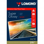 Бумага для фотопечати «Lomond» 20 листов, 1106101
