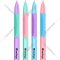 Ручки шариковые «BERLINGO» Tribase grip haze, CBp_70966_4, синий, 4 шт