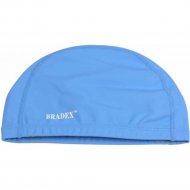 Шапочка для плавания «Bradex» текстильная покрытая ПУ, синяя, SF 0367