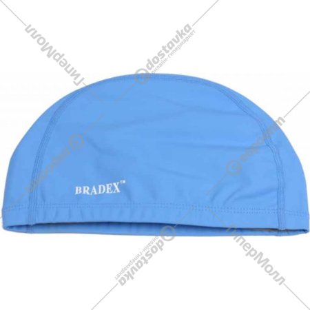 Шапочка для плавания «Bradex» текстильная покрытая ПУ, синяя, SF 0367
