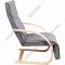 Кресло «AksHome» Grand, ткань, серый