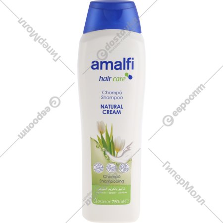 Шампунь для волос «Amalfi» Natural cream, 750 мл