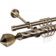 Карниз «АС Форос» Grace, D25К/16Г, Антик, Аванти, составной, 2.8 м