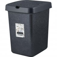 Контейнер для мусора «Spin&Clean» SC460511026, темный камень, 25 л