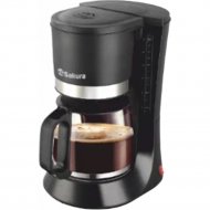 Капельная кофеварка «Sakura» SA-6117BK, черный, 1.2 л