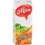 Сок детский Мой мультифруктовый, 0.2 л 