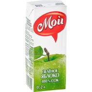 Сок детский Мой зеленое яблоко, 0.2 л