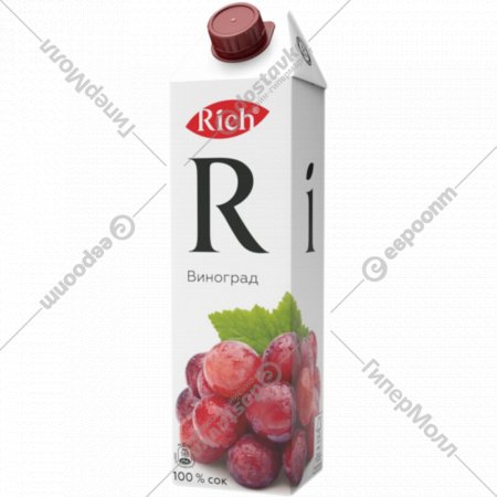 Сок «Rich» виноградный, 1 л