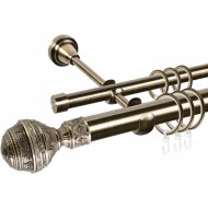 Карниз «АС Форос» Grace, D25К/16Г, Антик, Ампир, составной, 2.8 м