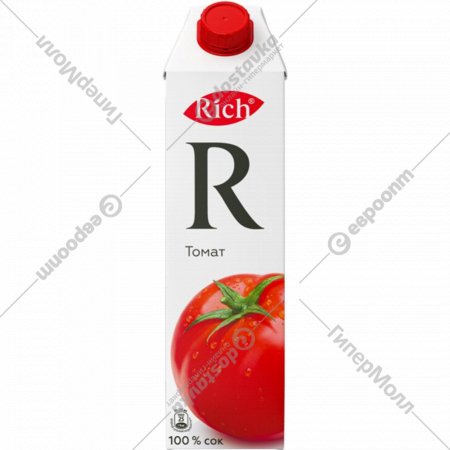 Сок «Rich» томатный с солью, 1 л