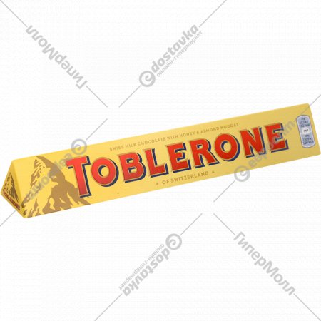 Шоколад «Toblerone» молочный, с медово-миндальной нугой, 10 %, 100 г
