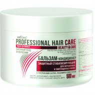 Бальзам-кондиционер «Belita» Hair Care, защитный стабилизирующий для окрашенных и поврежденных волос с протеинами шелка, кашемира и ментолом, 500 мл
