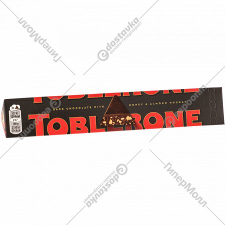 Шоколад «Toblerone» темный, с медово-миндальной нугой, 10%, 100 г
