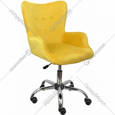 Компьютерное кресло «AksHome» Bella, велюр, желтый