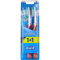 

Зуб.щет."ORAL-В"(глуб.чист,1+1шт)роз-ор.