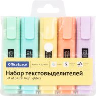 Набор текстовыделителей «OfficeSpace» HL5_69050, 5 цветов
