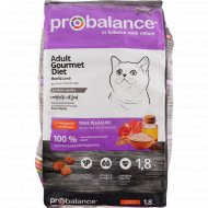Корм для кошек «ProBalance» Adult Gourmet Diet, 1.8 кг