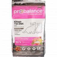 Корм для котят «ProBalance» Kitten 1'st Diet с цыплёнком, 1.8 кг